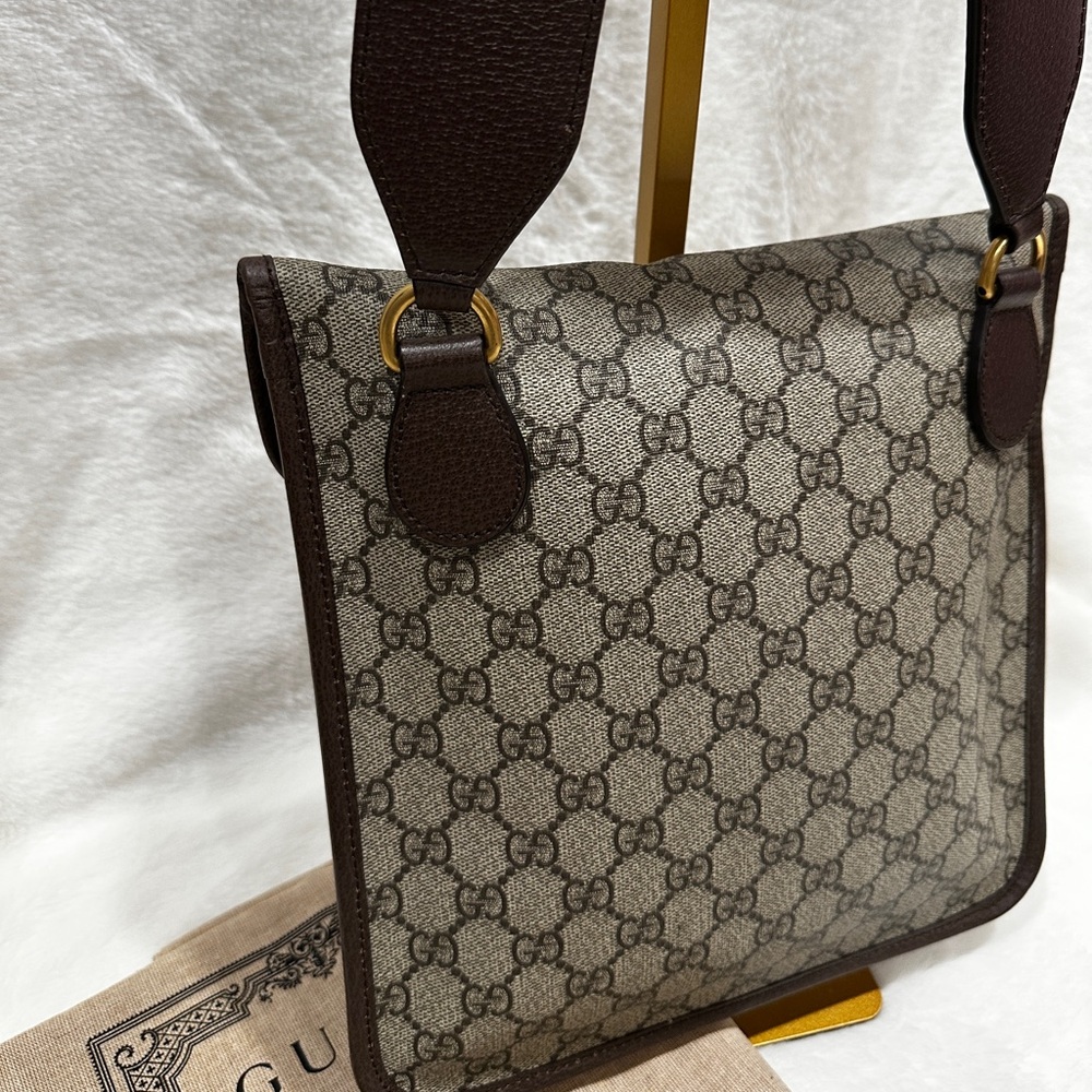 Gucci Neo Vintage Envelope Messenger GG Coated Canvas Medium   Authentic - Picture 5 of 14